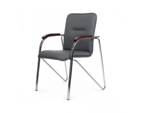 Стул Самба с деревянными подлокотниками SMB-02H Хром гальв. images