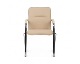 Стул Самба с пластиковыми подлокотниками SMB-03H Хром гальв. images