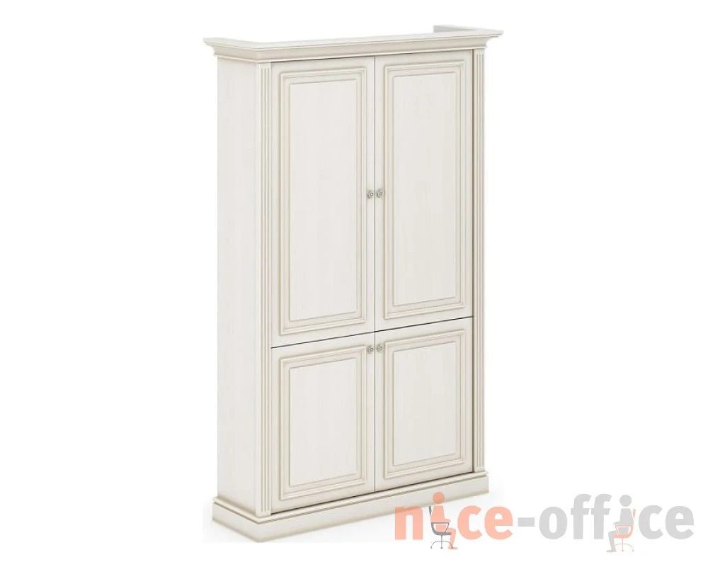 Шкаф двухдверный 1334x422x2100 Нью Интер Вайт / New Inter White