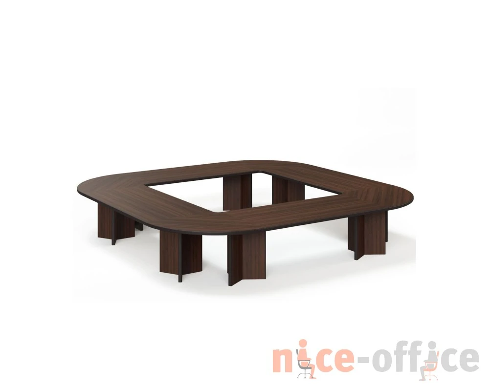 Стол для переговоров 416x416x75 Legno Орех