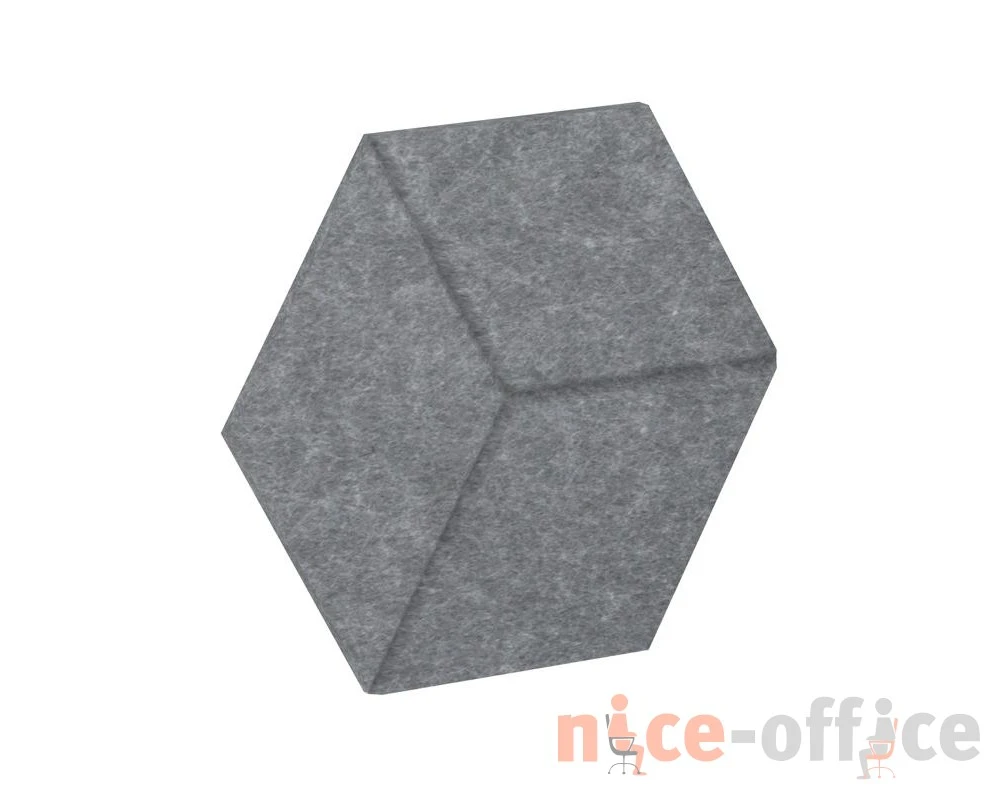 Настенная панель шестигранная (3 луча) VE.NP-6G3LU-200 400x346x12 Акустикс / AcustiX