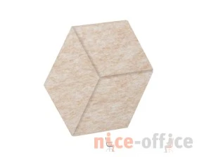 Настенная панель шестигранная (3 луча) VE.NP-6G3LU-200 400x346x12 Акустикс / AcustiX images