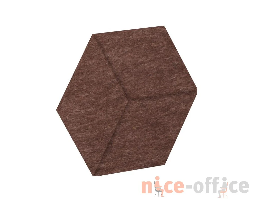 Настенная панель шестигранная (3 луча) VE.NP-6G3LU-200 400x346x12 Акустикс / AcustiX