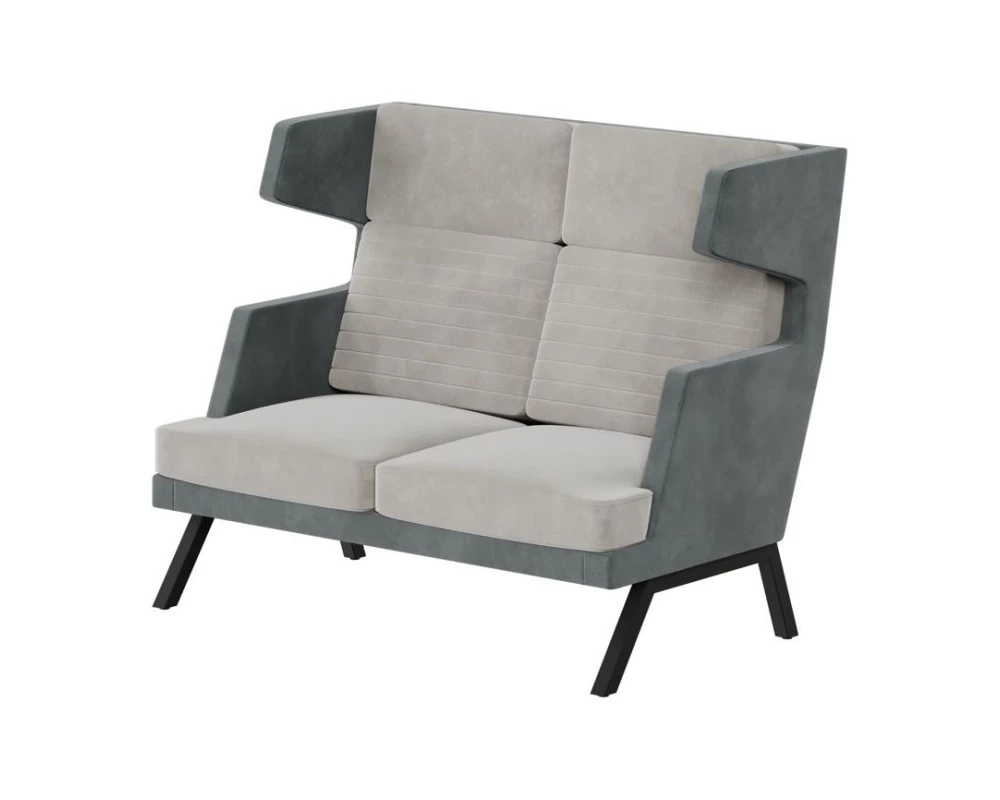 Диван двухместный высокий Aldo