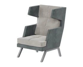 Кресло высокое с декором из пуговиц Aldo images