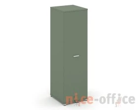 Гардероб узкий глубокий CN.GB.E-003 W 570x600x1922 Концепт / Concept images