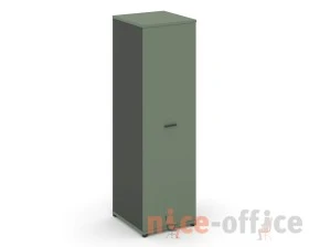 Гардероб узкий глубокий CN.GB.E-003 W 570x600x1922 Концепт / Concept images