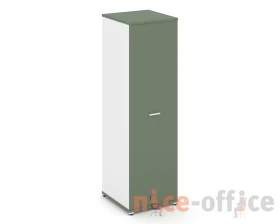 Гардероб узкий глубокий CN.GB.E-003 W 570x600x1922 Концепт / Concept images