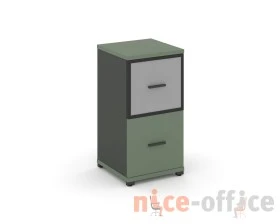 Шкаф 1 узкая секция, 2 ниши CN.STU-212 RMB A 420x420x818 Концепт / Concept images
