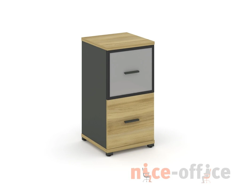Шкаф 1 узкая секция, 2 ниши CN.STU-212 RMB A 420x420x818 Концепт / Concept