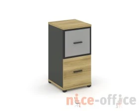 Шкаф 1 узкая секция, 2 ниши CN.STU-212 RMB A 420x420x818 Концепт / Concept images