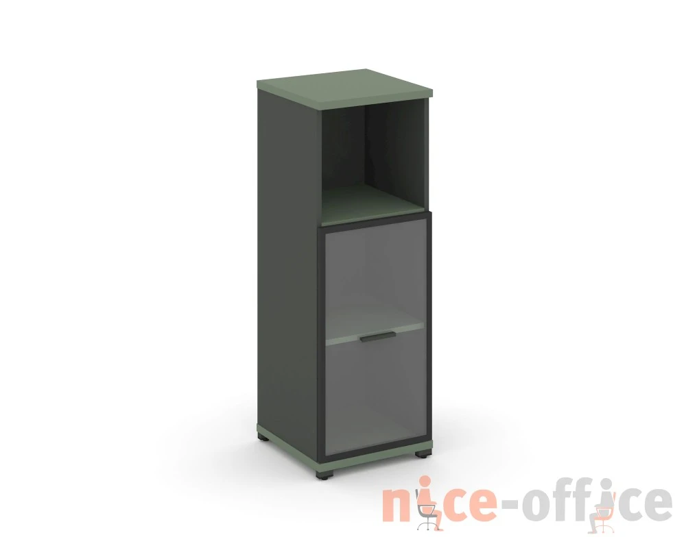 Шкаф 1 узкая секция, 3 ниши CN.STU.E-313 RPB A 420x420x1186 Концепт / Concept