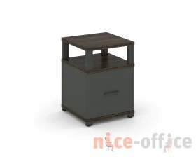 Тумба приставная 1 распаш. фасад с надставкой CN.TUP-005 W 420x420x583 Концепт / Concept images