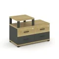 Дуб винченцо/Антрацит/Металл антрацит