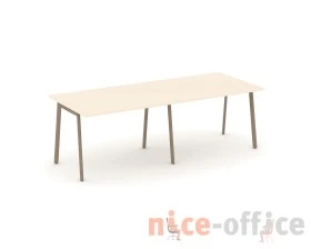 Стол переговорный на плоскоовальной трубе 236x98x75 Эстетика / Estetica images