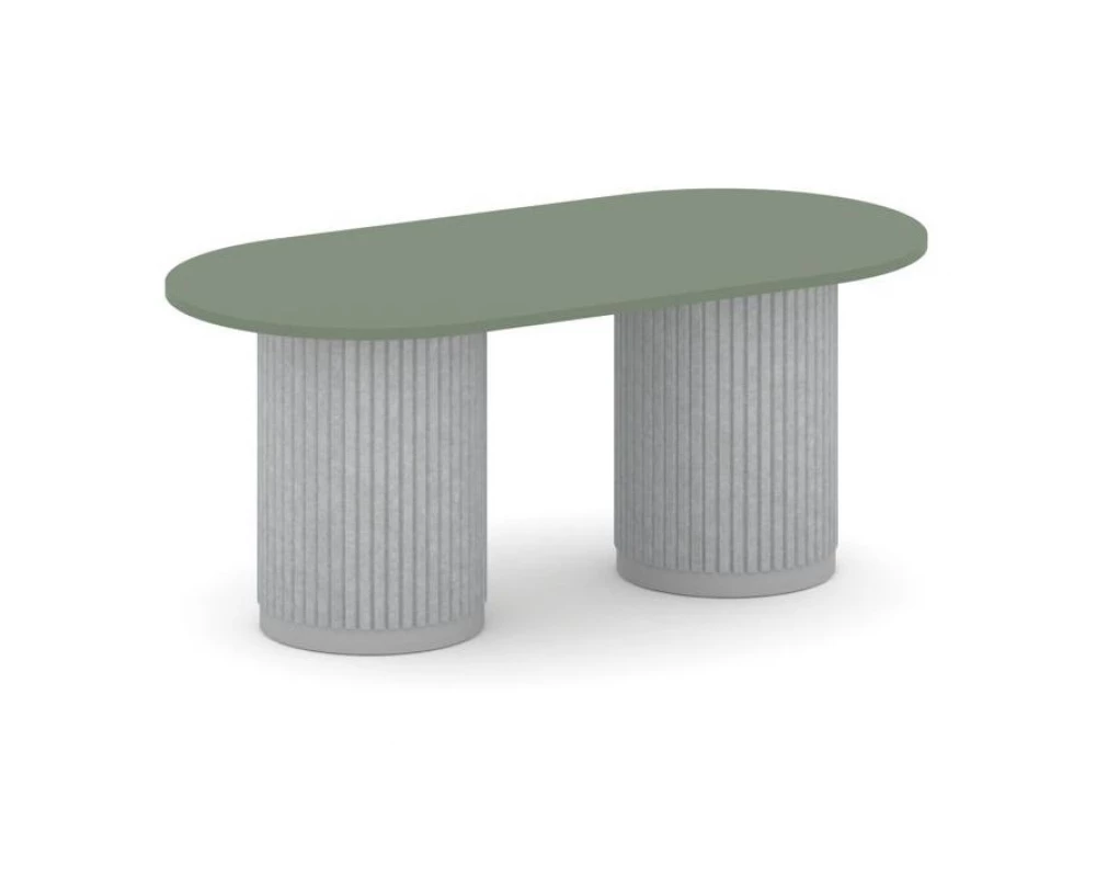 Стол переговорный овальный PR.C.SPRG-006.D 1800х900х750 Felto