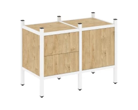 Прямой стеллаж L-01 862x446x636 Loft images