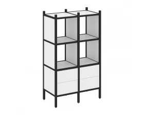 Прямой стеллаж L-03 862x446x1458 Loft images