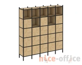 Прямой стеллаж L-10 2110x446x2280 Лофт / Loft images