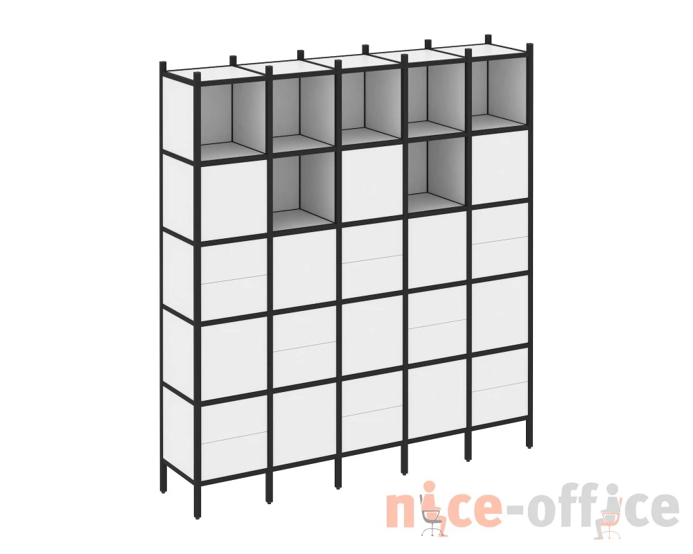 Прямой стеллаж L-10 2110x446x2280 Лофт / Loft