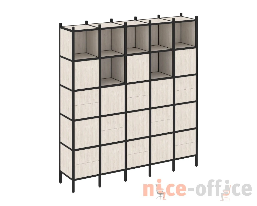 Прямой стеллаж L-10 2110x446x2280 Лофт / Loft