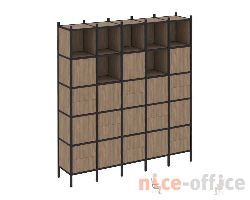 Прямой стеллаж L-10 2110x446x2280 Лофт / Loft