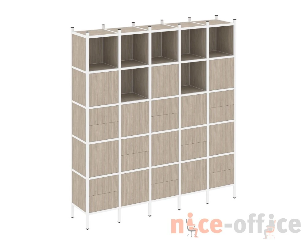 Прямой стеллаж L-10 2110x446x2280 Лофт / Loft