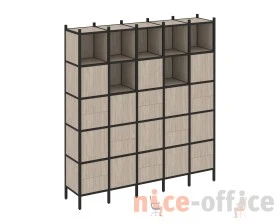 Прямой стеллаж L-10 2110x446x2280 Лофт / Loft images