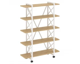 Стеллаж на колесных опорах - 5 полок 1200х400х1704 Loft images