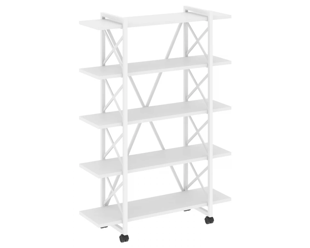 Стеллаж на колесных опорах - 5 полок 1200х400х1704 Loft