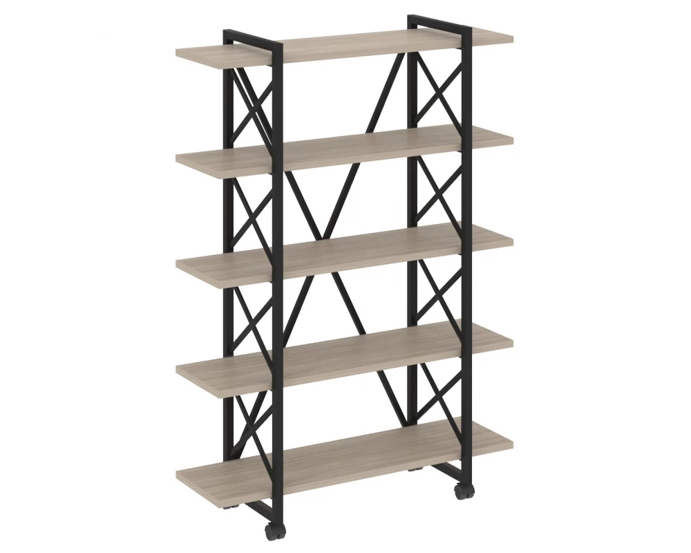 Стеллаж на колесных опорах - 5 полок 1200х400х1704 Loft