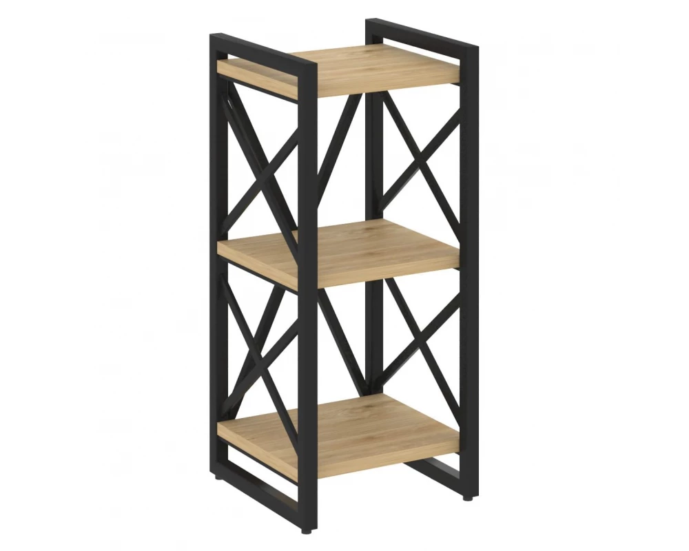 Стеллаж на регулируемых опорах - 3 полки 400х400х910 Loft