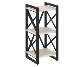 Стеллаж на регулируемых опорах - 3 полки 400х400х910 Loft images