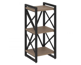 Стеллаж на регулируемых опорах - 3 полки 400х400х910 Loft images