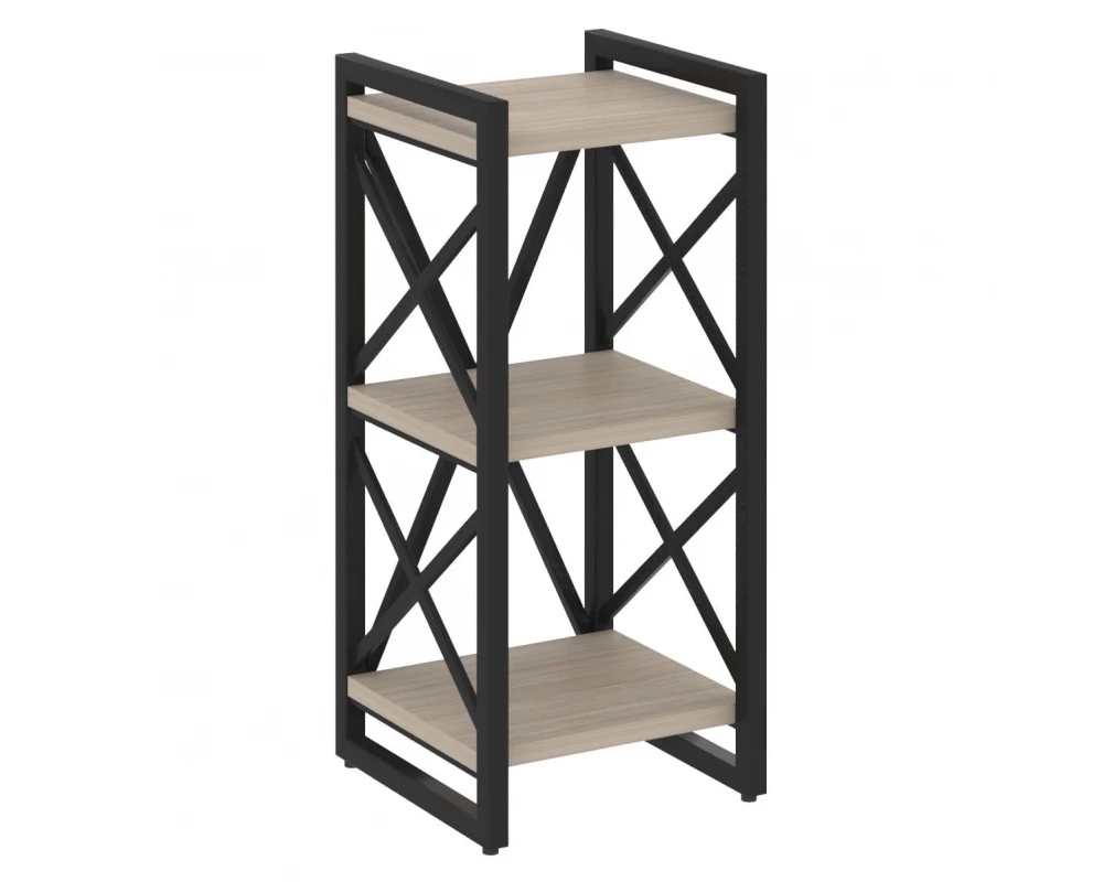 Стеллаж на регулируемых опорах - 3 полки 400х400х910 Loft