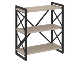 Стеллаж на регулируемых опорах - 3 полки 800х400х910 Loft images