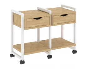 Тумба на колесных опорах наборная. Вариант №1 970х460х767 Loft images