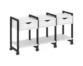 Тумба на колесных опорах наборная. Вариант №4 1440х460х767 Loft images