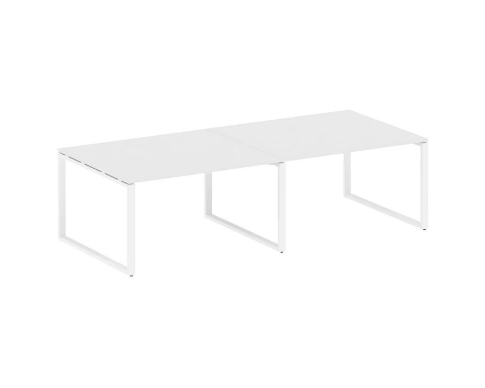 Переговорный стол (2 столешницы) на О-образном м/к 280x123,5x75 Metal System