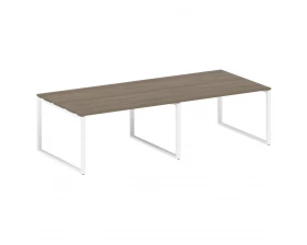 Переговорный стол (2 столешницы) на О-образном м/к 280x123,5x75 Metal System images