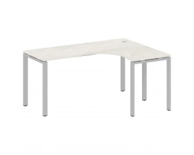 Стол криволинейный правый на П-образном м/к 160x120x75 Metal System images