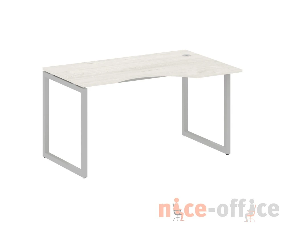 Стол криволинейный правый на О-образном м/к 1400x900x750 Метал Систем Куатро 4х4 / Metal System Quattro 4x4