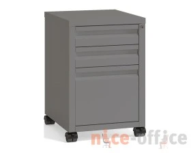 Тумба мобильная металлическая (центральный замок) Рива Металл / Riva Metal images