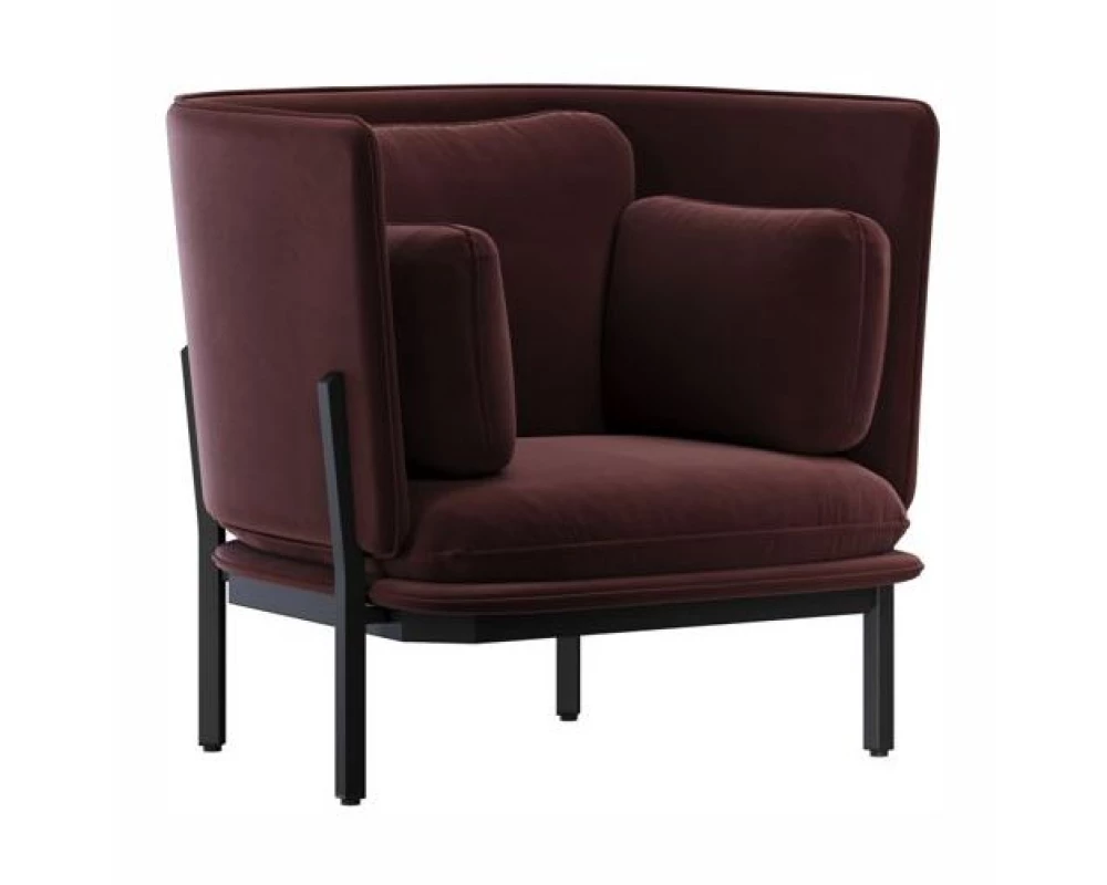 Диван одноместный с низкой спинкой Stato