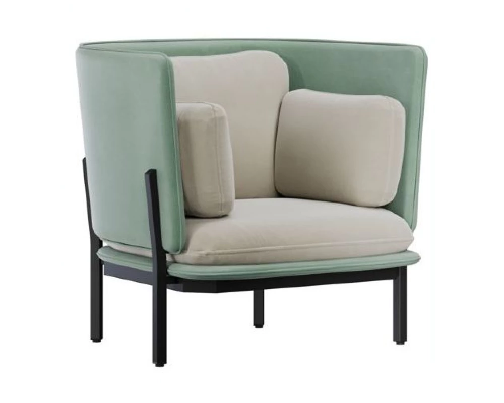 Диван одноместный с низкой спинкой Stato