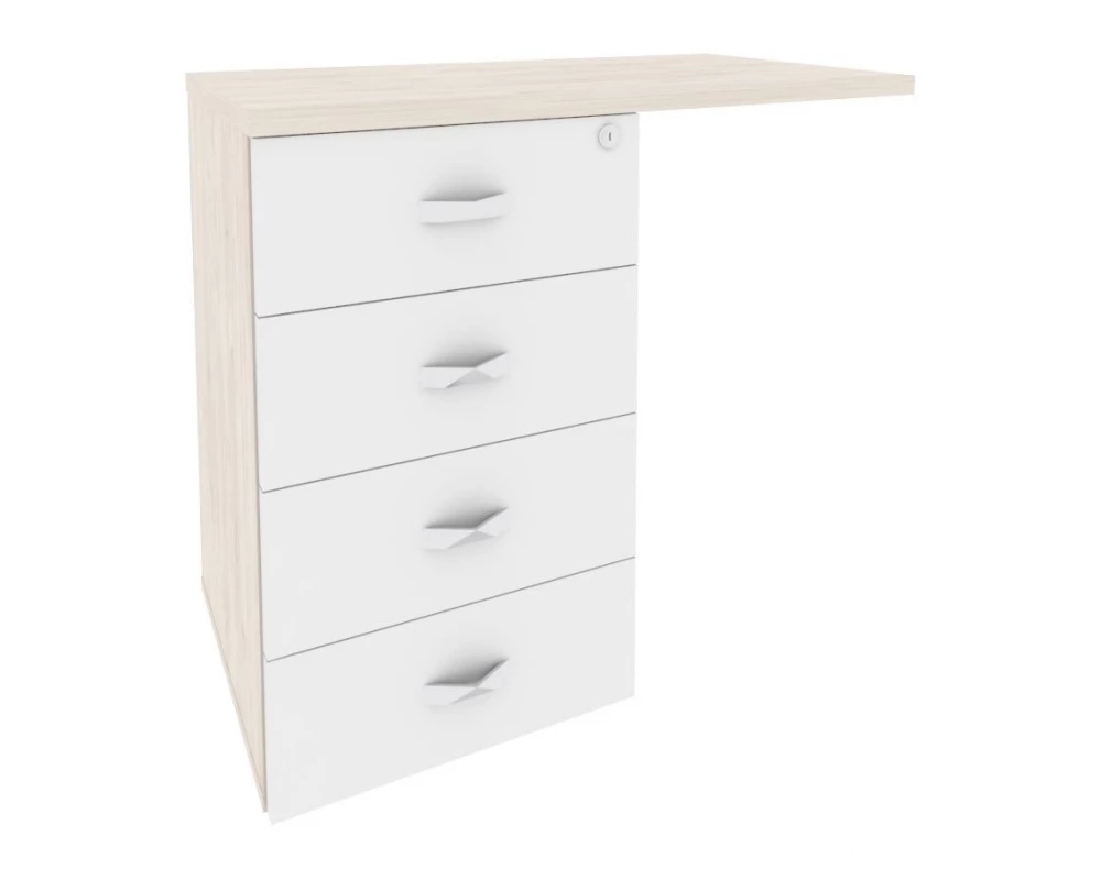 Тумба приставная (универсальная л/пр) 842x460x750 Onix Direct