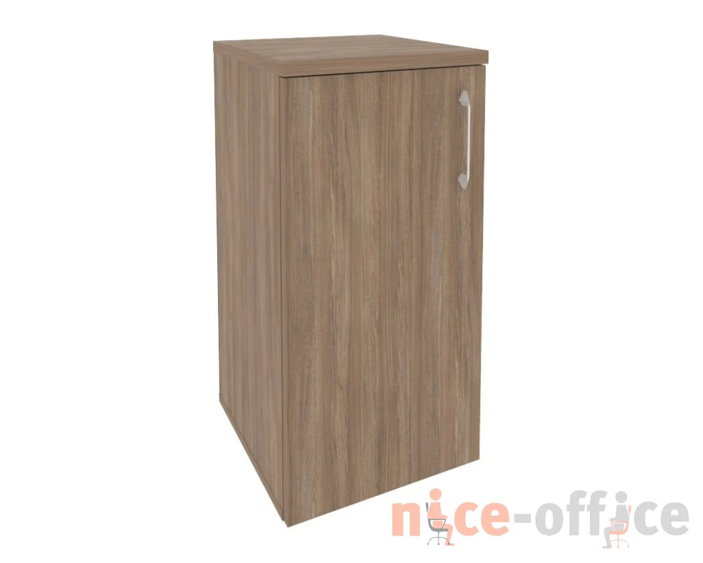 Шкаф низкий узкий левый (1 низкий фасад ЛДСП) 400x420x823 Оникс / Onix