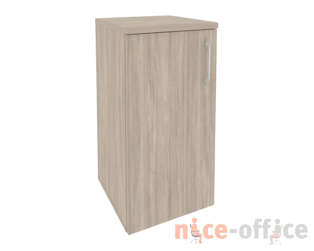 Шкаф низкий узкий левый (1 низкий фасад ЛДСП) 400x420x823 Оникс / Onix