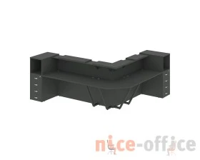Ресепшн K-33 2607x3007x1187 Оникс / Onix images