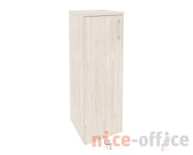 Шкаф средний узкий левый (1 средний фасад ЛДСП) 400x420x1207 Оникс / Onix images